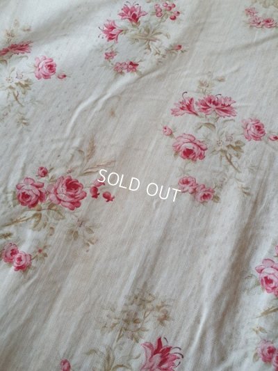 画像24: アンティークローズ柄フレンチカーテン