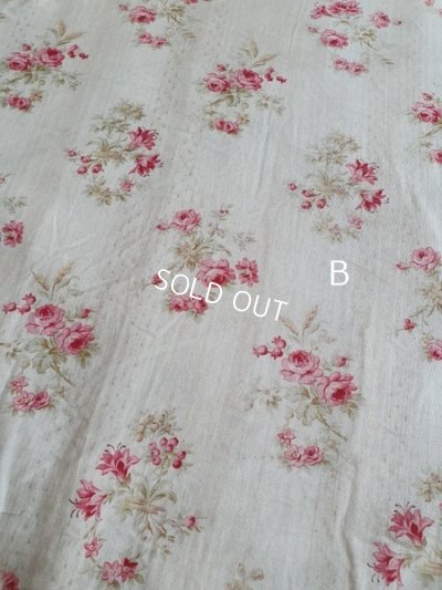 画像16: アンティークローズ柄フレンチカーテン