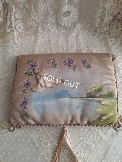 画像6: アンティークシルクハンキーケース