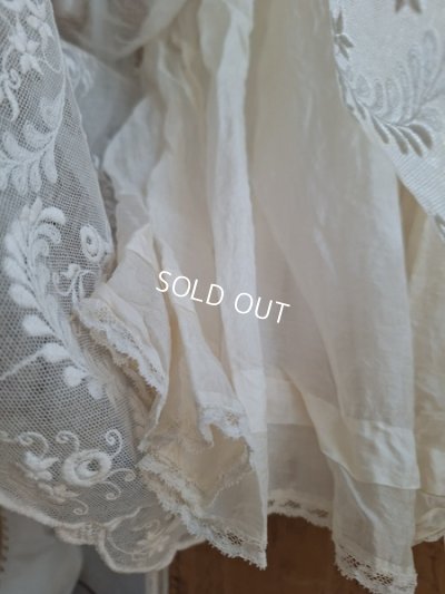 画像14: アンティークレースベビードレス