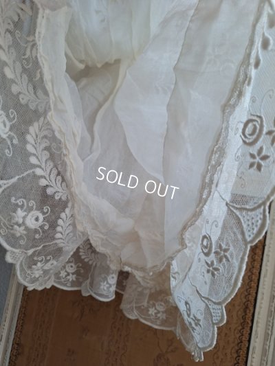 画像15: アンティークレースベビードレス