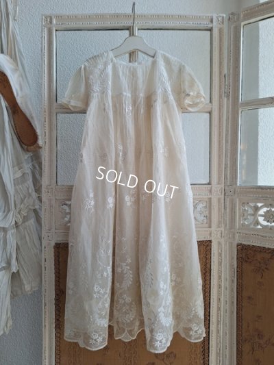 画像4: アンティークレースベビードレス