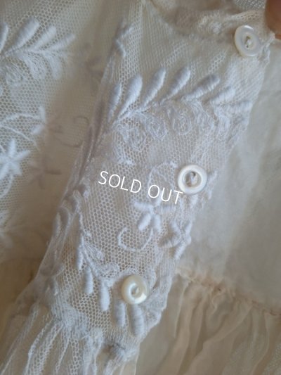 画像6: アンティークレースベビードレス