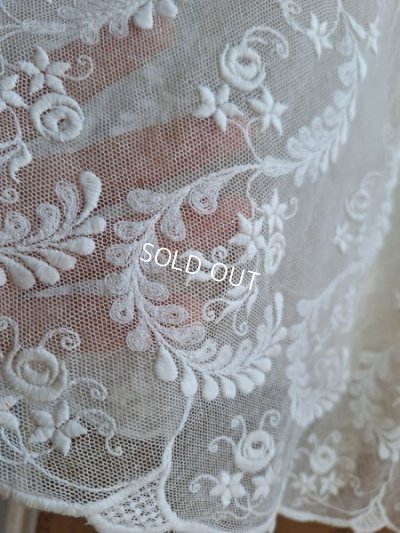 画像18: アンティークレースベビードレス