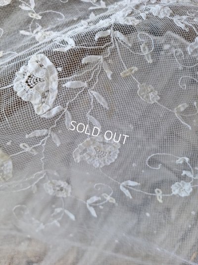 画像7: アンティークレースベール