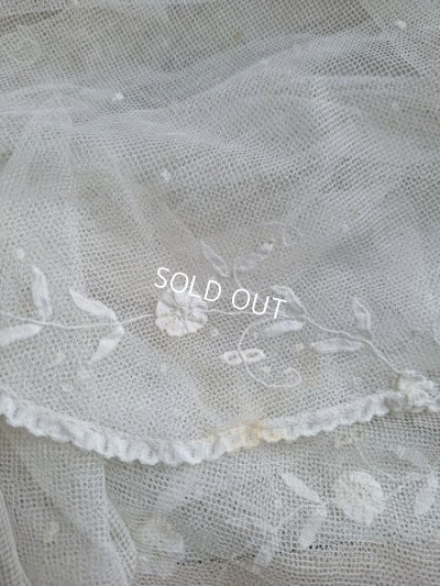 画像14: アンティークレースベール