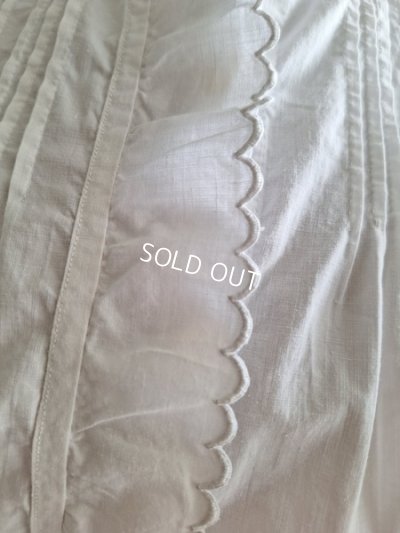 画像10: アンティークコットンリネンブラウス