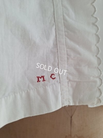 画像7: アンティークコットンリネンブラウス