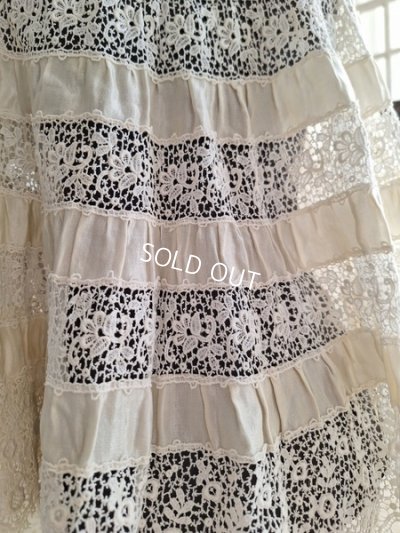 画像4: アンティークレースベビーケープ