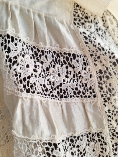 画像5: アンティークレースベビーケープ