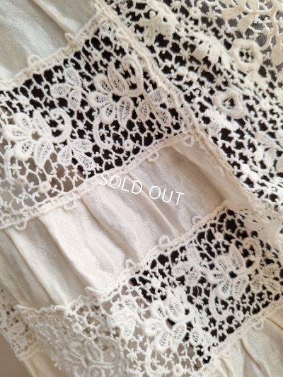 画像8: アンティークレースベビーケープ