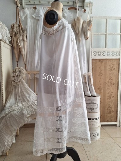 画像8: アンティークレースナイトドレス