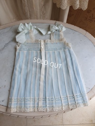 画像9: アンティークブルーベビドレス