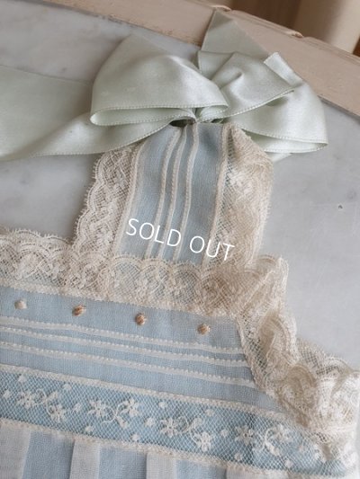 画像2: アンティークブルーベビドレス