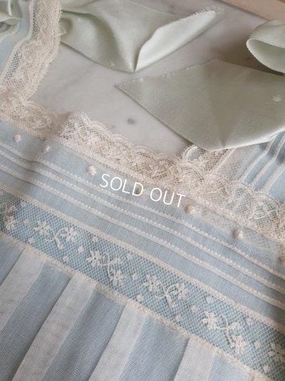 画像3: アンティークブルーベビドレス