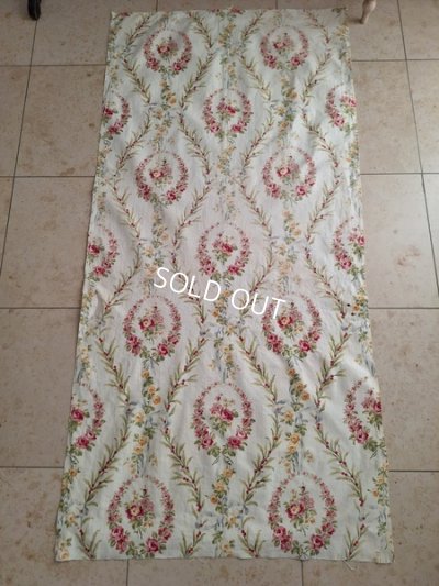 画像2: ヴィンテージ花柄生地