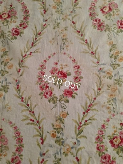 画像10: ヴィンテージ花柄生地