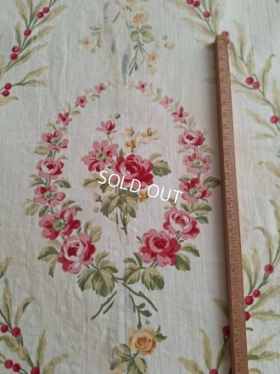 画像4: ヴィンテージ花柄生地