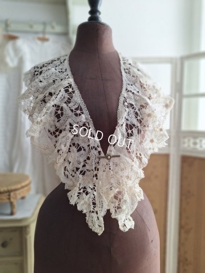 画像9: アンティークバッテンブルグレース付け襟