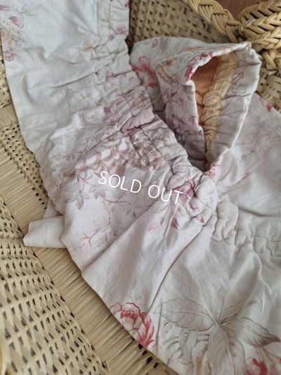 画像6: アンティーク花柄カーテン