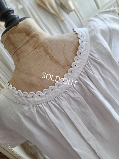 画像13: アンティークリネンナイトドレス