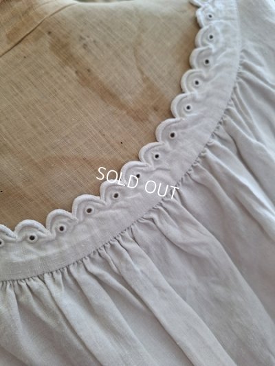 画像14: アンティークリネンナイトドレス