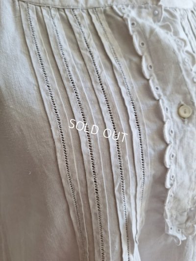 画像3: アンティークリネンナイトドレス