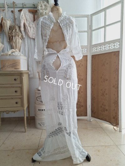 画像7: エドワ―ディアン期レースドレス