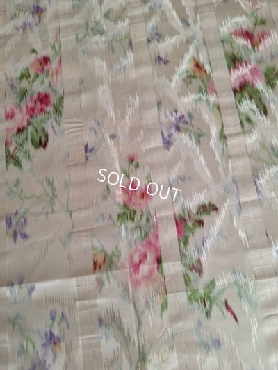 画像13: アンティークぼかしのローズ柄生地