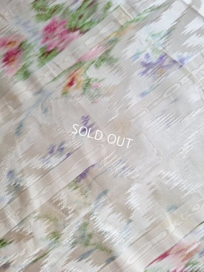 画像2: アンティークぼかしのローズ柄生地