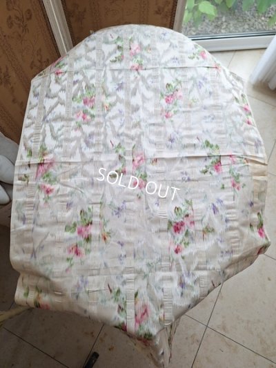 画像3: アンティークぼかしのローズ柄生地