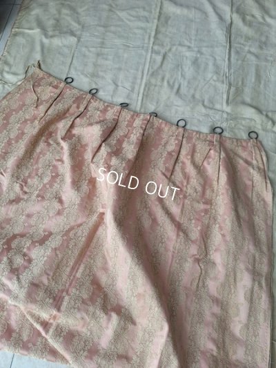 画像11: アンティークレースパターン花柄カーテンA