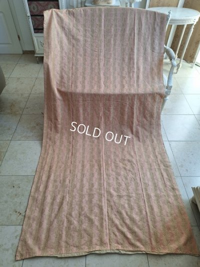 画像8: アンティークレースパターン花柄カーテンA