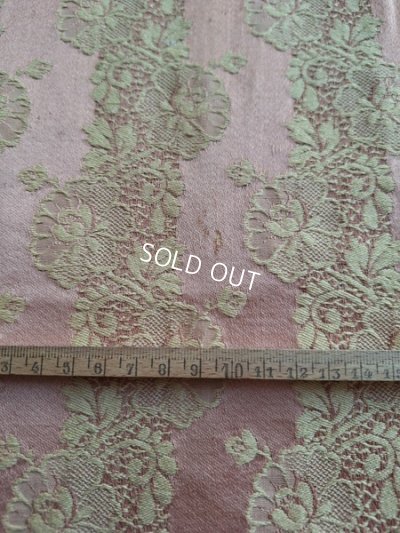 画像9: アンティークレースパターン花柄カーテンA