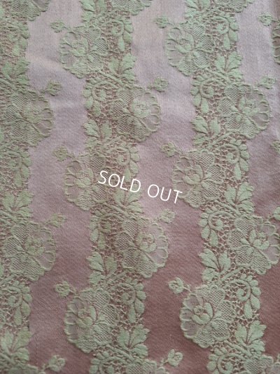 画像3: アンティークレースパターン花柄カーテンA