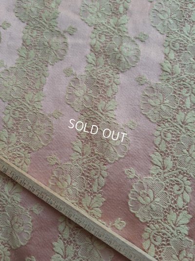 画像4: アンティークレースパターン花柄カーテンA