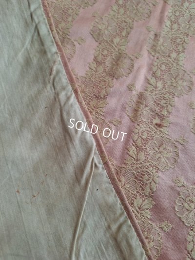 画像15: アンティークレースパターン花柄カーテンA