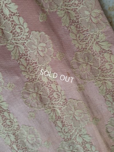 画像5: アンティークレースパターン花柄カーテンA