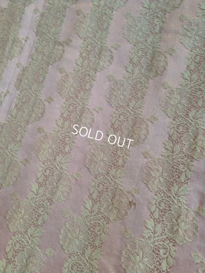 画像6: アンティークレースパターン花柄カーテンA