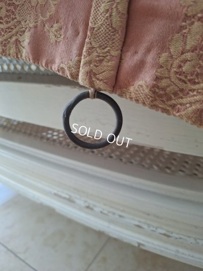 画像17: アンティークレースパターン花柄カーテンA