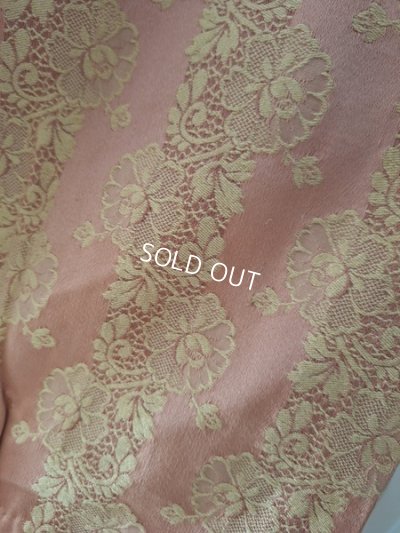 画像10: アンティークレースパターン花柄カーテンA