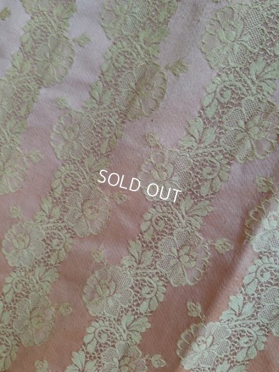 画像19: アンティークレースパターン花柄カーテンA