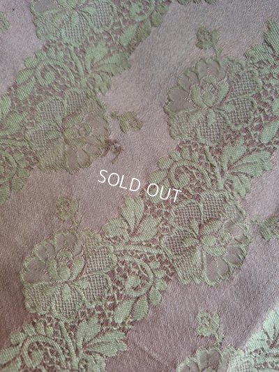 画像20: アンティークレースパターン花柄カーテンA