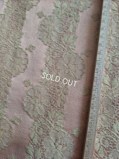 画像5: アンティークレースパターン花柄ペアカーテンB