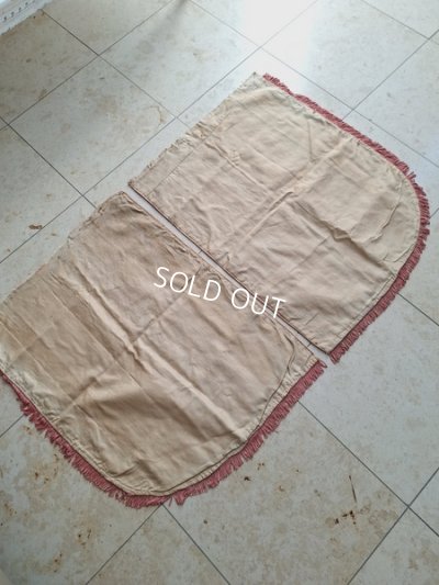 画像9: アンティークレースパターン花柄ペアカーテンB