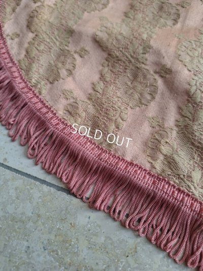 画像6: アンティークレースパターン花柄ペアカーテンB