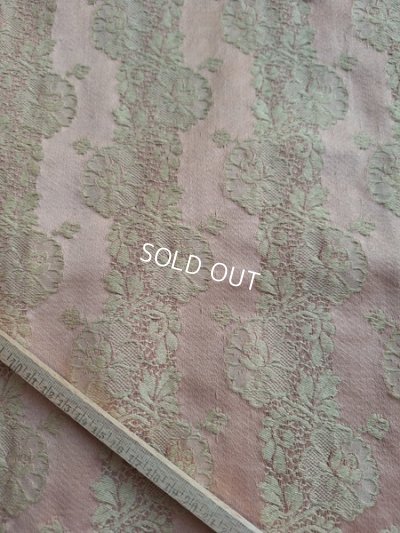 画像3: アンティークレースパターン花柄ペアカーテンB