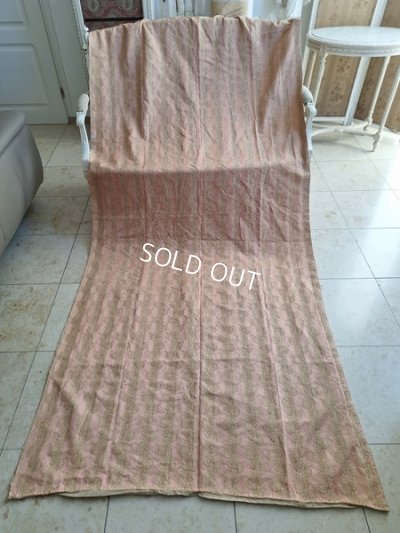 画像7: アンティークレースパターン花柄カーテンC