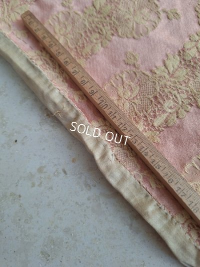 画像15: アンティークレースパターン花柄カーテンC