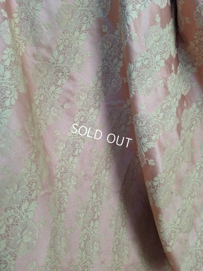 画像9: アンティークレースパターン花柄カーテンC